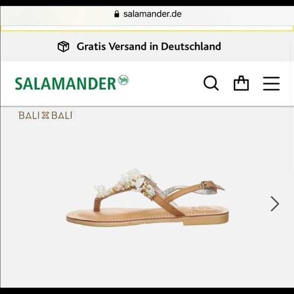 Salamander the brand bedazzled sandals - Picture 4 of 4